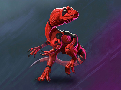 Dinopool concept art deadpool design dinosaur illustration