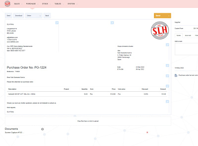 Purchase order form form form design purchase form