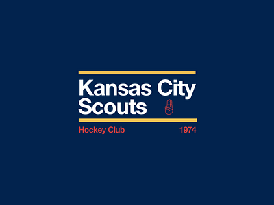 Swiss style NHL signs: Kansas City Scouts