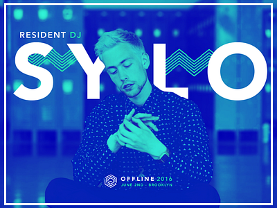 Offline Summit - Resident DJ SYLO color conference design dj logos offline poster summit sylo two