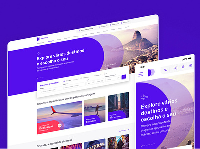 Decolar - Redesign da Home ui user interface web design