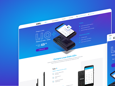 Cielo Lio+ Redesign ui user interface ux web design