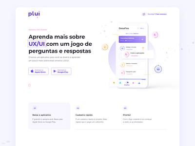 Plui App & Landing Page Design