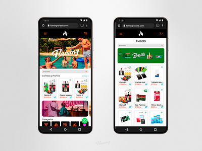 Flaming | REDISEÑO WEB APP.-