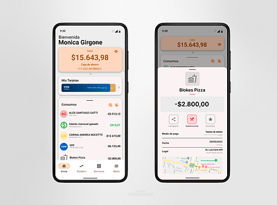 Banco Credicoop | REDISEÑO APP.- design graphic design ui ux