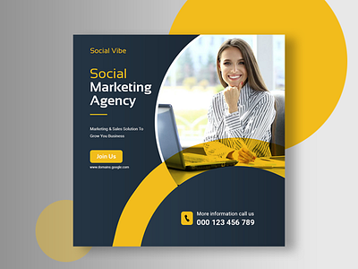 Social Media Design for Marketing Agency advertising design banner facebook post instagram post design linkedin post marketing agency post design social media social media post design web banner