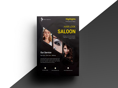 Flyer Design for Saloon