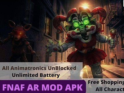 FNAF AR Mod APK (All Characters Unlocked, Unlimited Money)