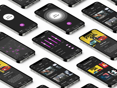 Radio App Design app app design branding design graphic design logo music music app radio radio app ui ux website design