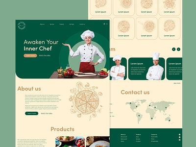 Italian Restaurant website design