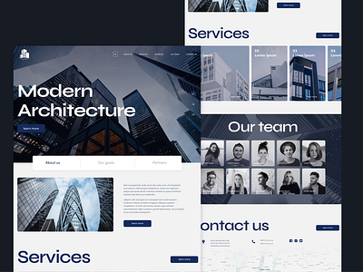 Corporate architecture website design