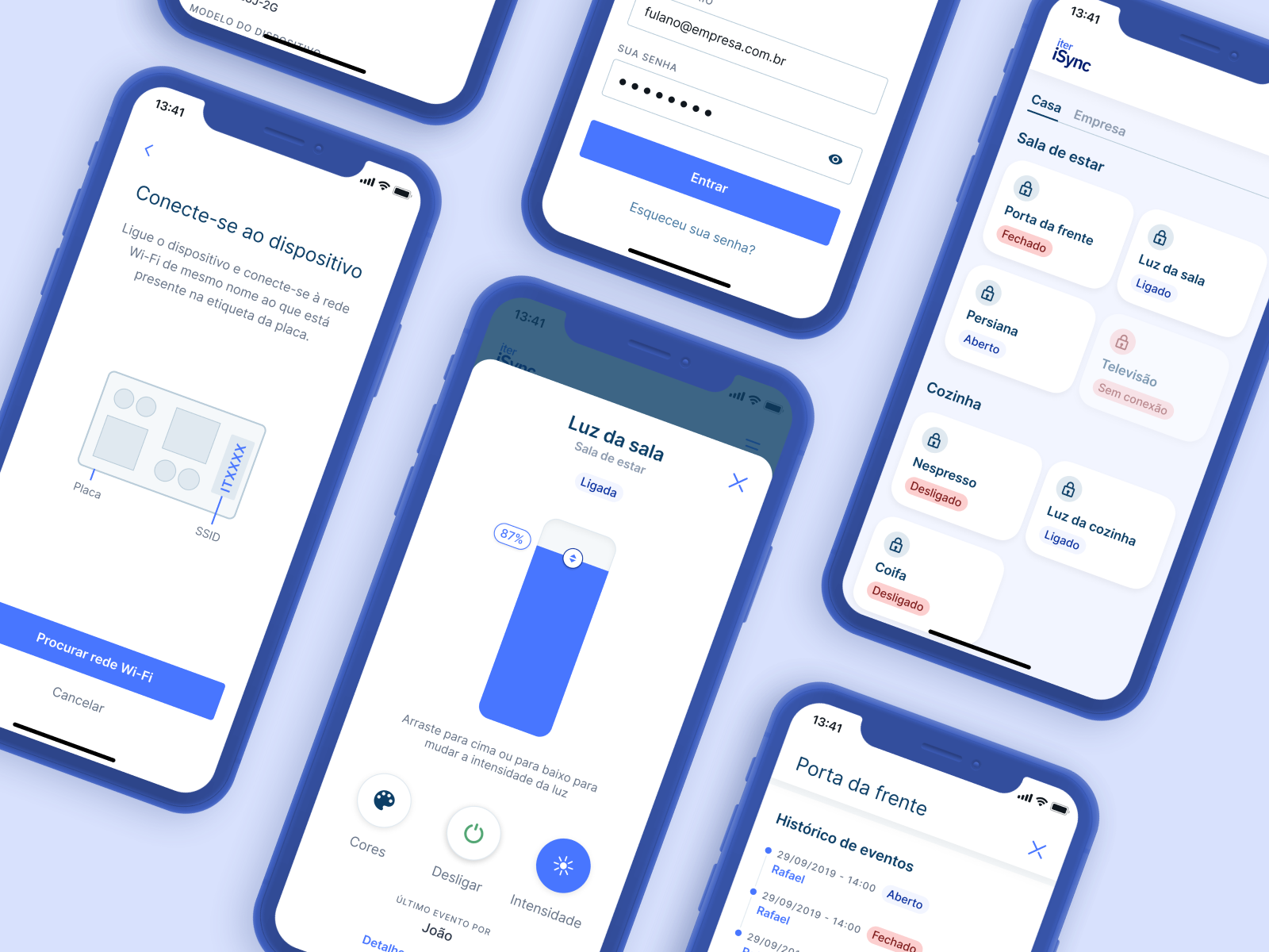 Screens for Smart Device Management App by Rafael Pereira on Dribbble