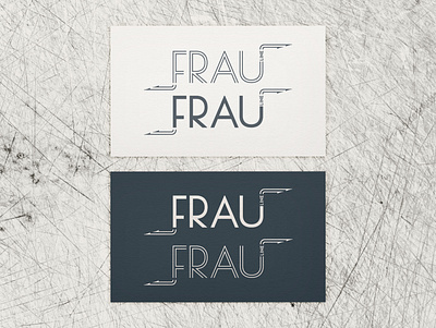 Wine Logo : Frau Line branding design digital editing illustration typography wine wine branding wine label design wine logo