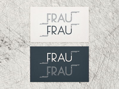 Wine Logo : Frau Line