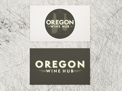 Wine Website Logo : Oregon Wine Hub