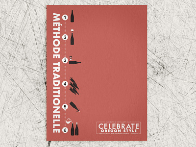 Promotional Materials : Méthode Traditionelle branding champagne design digital editing illustration typography wine wine branding wine label design