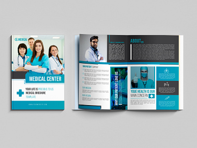 Bifold Brochure Design for Hospital a4 brochure bifold bifold brochure design book design brochure brochure design brochure designer company corporate doctor health hospital hospital brochure medical center modern multipage