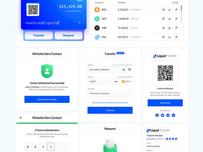 Liquid Pay buy crypto minimalism payment product sell ui ux