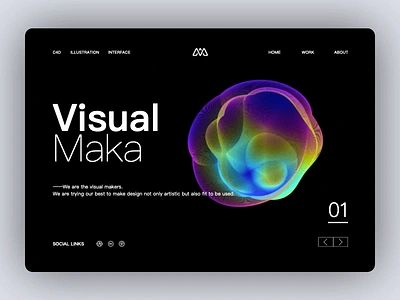 Visualmaka 3d ai animation app design principle ps ui ux