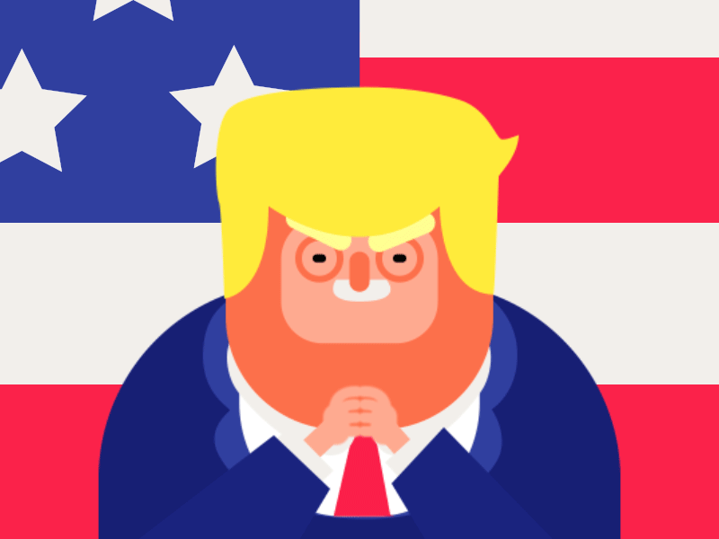 Trump yukkin' it up after effects america donald trump motion graphics trump