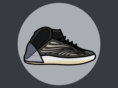 Adidas Yeezy QNTM classicsneakers design fatlines graphic design illustration kicks sneakerart sneakerartist sneakergallery sneakerhead sneakers