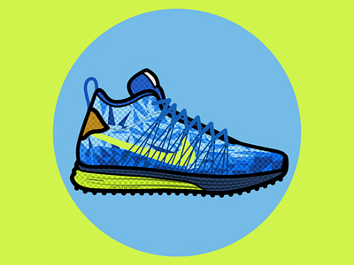 Nike Lunarfresh classicsneakers design fatlines graphic design illustration kicks sneakerart sneakerhead sneakers