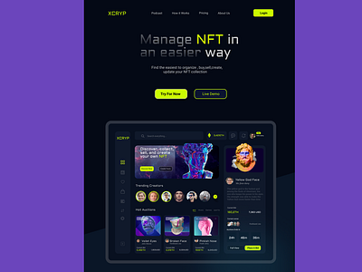 NFT Landing Page