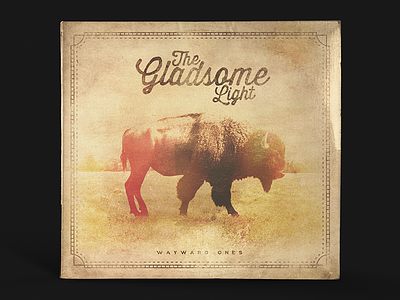 Gladsome Light Mock Up album album art artwork bison buffalo cover gladsome light