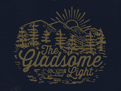 Gladsome Light Mtns band light mountains shirt sun trees