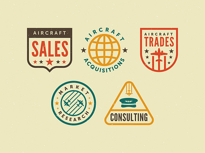 aircraft service Icons