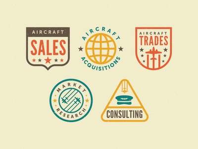 aircraft service Icons