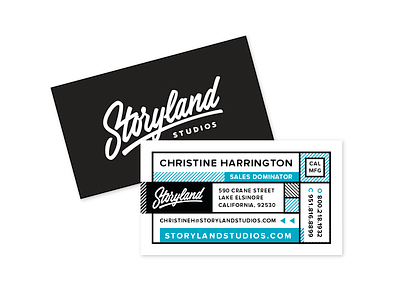 Storyland Collateral business card letter head stationary storyland