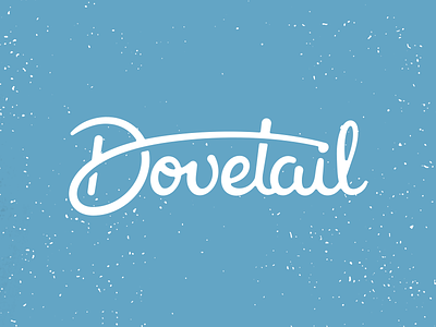 Dovetail dovetail logo script wood woodwork