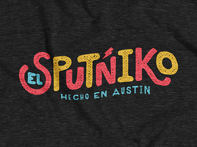 el Sputñiko austin awesomeness logo shirt sputnik