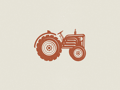 tractor farm illustration logo tractor
