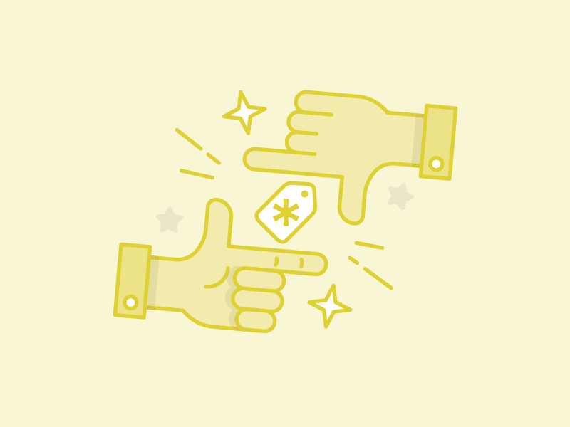 illo style exploration v1 emoji font hands high five icon illustration magic product