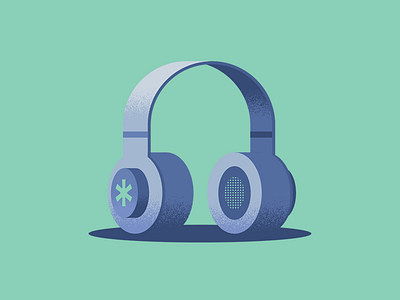 jammin headphones illustration