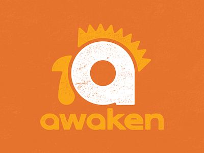 awaken a awaken logo rooster