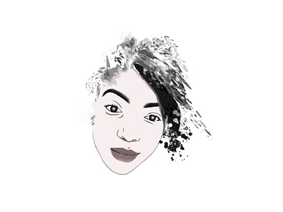 A Digital Portrait design illustration
