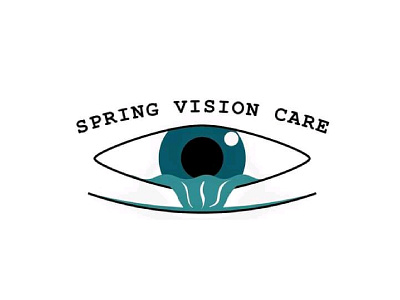 Logo for an eye clinic branding illustration logo