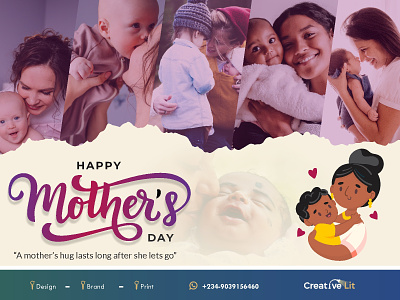 Mother's Day 2022 design typography
