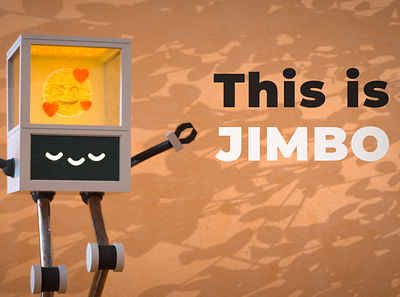 JIMBO The Cute 3D Illustration 3d ads animation branding campaign design graphic design illustration