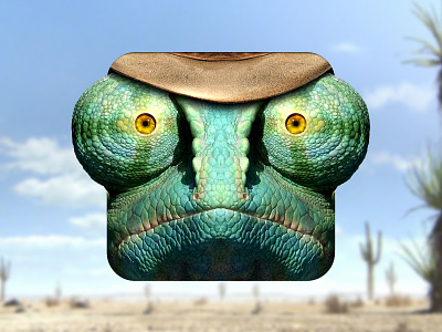 Rango app icon app icon icon ios johnny depp lizard rango western