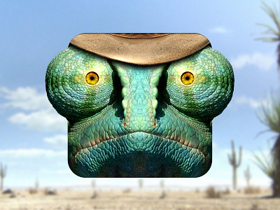 Rango app icon app icon icon ios johnny depp lizard rango western