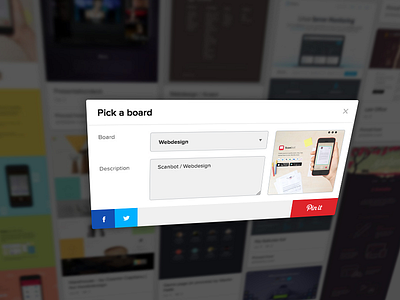 Pinterest Pinit Modal modal pinterest redesign