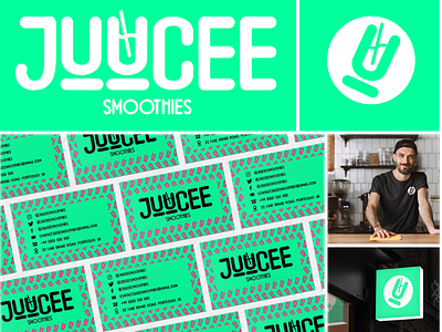 Juucee Smoothies Brand Identity