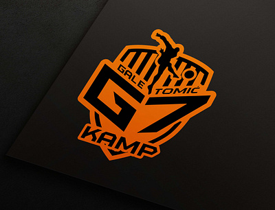 Logo "G7 Camp" brand camp design dribbble football graphic design logo logo design poster professional serbia sport