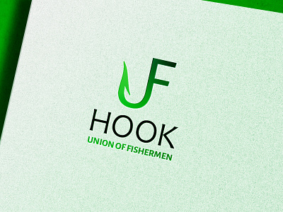 Logo For Union of Fishermen "Hook" adobe be brand branding complicated create creative design fish graphic design illustrator is life logo simple union world