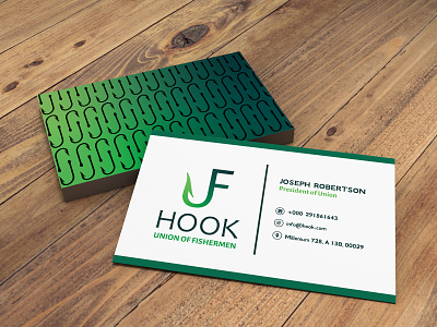 Business card Union of Fishermen "Hook" adobe amazing brand branding business card design graphic design great illustrator logo photoshop president special world