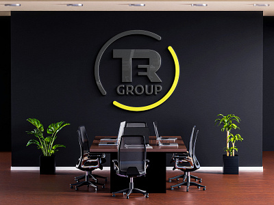 TER Logo Application On The Wall adobe be brand branding complicated design graphic design illustrator in life logo nice photoshop simple sun ter the world